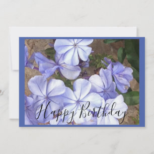 Handwritten Blue Flower