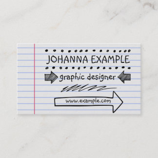 Handwritten Business Card