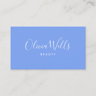 Handwritten Calligraphy Social Media Icon Lavender Business Card