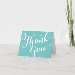 Handwritten Calligraphy Thank You Note Card