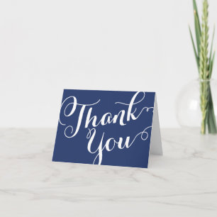 Handwritten Calligraphy Thank You Note Card