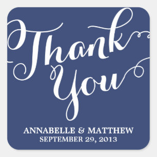 Handwritten Calligraphy Wedding Favour Label