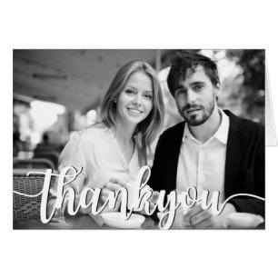 Handwritten Chic Wedding Thank You Cards