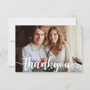 Handwritten Chic Wedding Thank You Cards