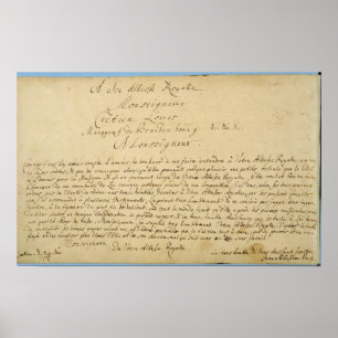 Handwritten dedication 'Brandenburger Concertos' Poster