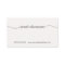 Handwritten Font Faux Wood Backside Business Card
