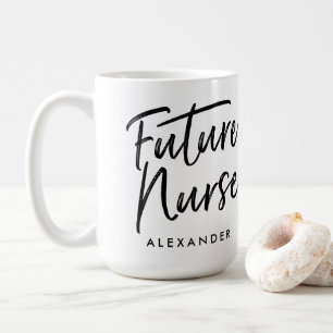 Handwritten Future Nurse (Your Name) Coffee Mug