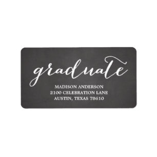 Handwritten   Graduation Address Label
