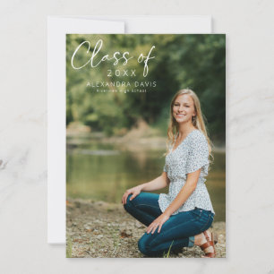 Handwritten Graduation Announcement Party Invite