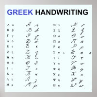 Handwritten Greek Letters | Learn Greek Alphabet