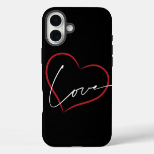 handwritten love poster  iPhone 16 plus case