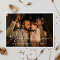 Handwritten minimalist wedding Thank You card