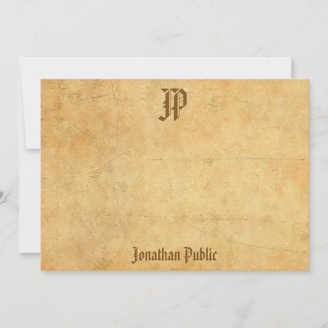 Handwritten Monogram Template Personalised (Front)