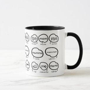 Handwritten Mum Typography Modern Mother's Day Mug