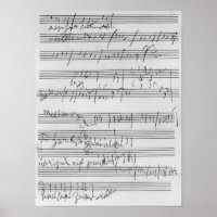Handwritten musical score