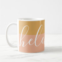 Handwritten Name Personalised Mug Honey Dijon