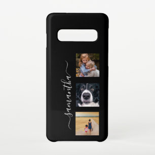 Handwritten Name Photo Template Custom Samsung Galaxy Case