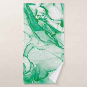 Handwritten neon glowing text Make Your Own Magic Bath Towel
