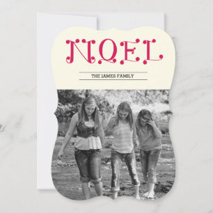 handwritten NOEL Holiday Card