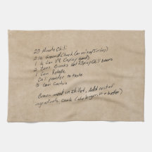 Handwritten Recipe Family Keepsake Custom Photo