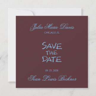 Handwritten Save the Date
