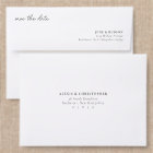 Handwritten Save the Date Back