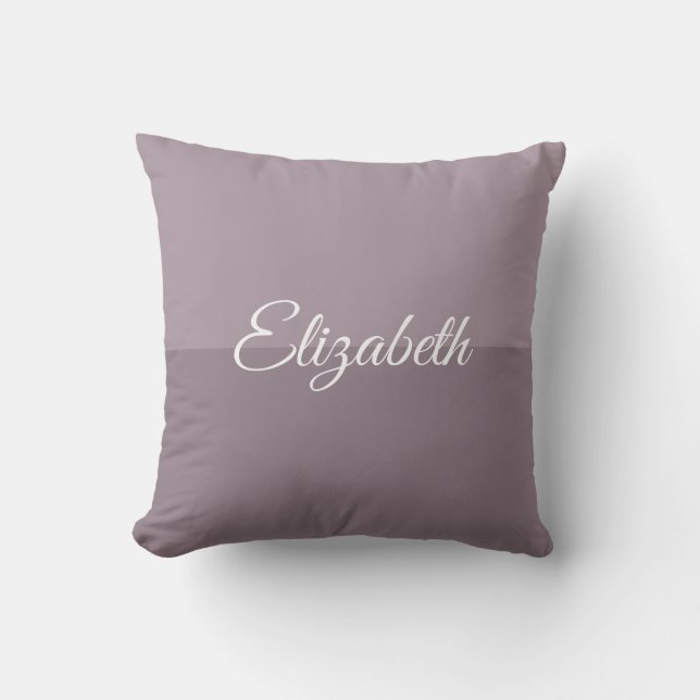 Handwritten Script Name Elegant Modern Creative Cushion (Front)