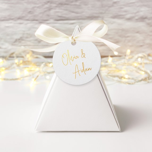 Handwritten Script Names Wedding Favour Tags (Creator Uploaded)