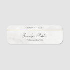 Handwritten Script Template White Marble Gold