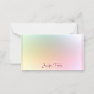 Handwritten Script Text Modern Colourful Template