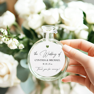 Handwritten Script Wedding  Favour Tags