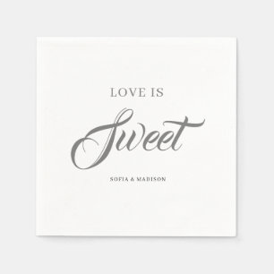 Handwritten Script Wedding Napkins