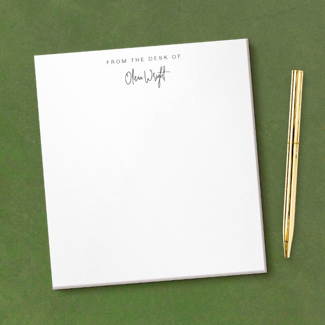Handwritten signature script typography design han notepad (Creator Uploaded)