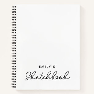 Handwritten Style Monoline Calligraphy Sketchbook Notebook