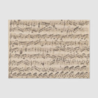 Handwritten Vintage Sheet Music Tissue Paper
