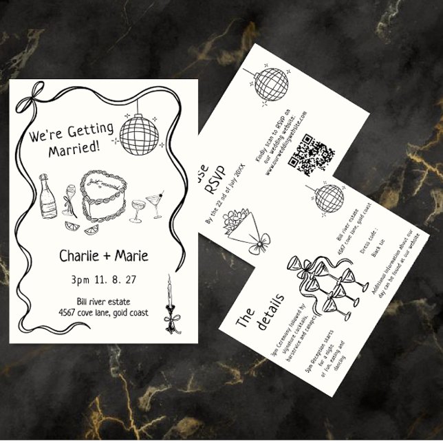 Handwritten Wedding Invitation (Creator Uploaded)