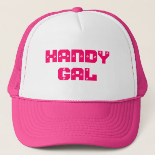 Handy Gal Pink Trucker Hat
