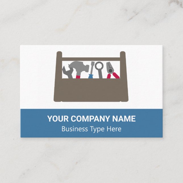 Handy Man Carpenter Business Card (Front)