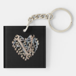 Handy Man Custom Keychain