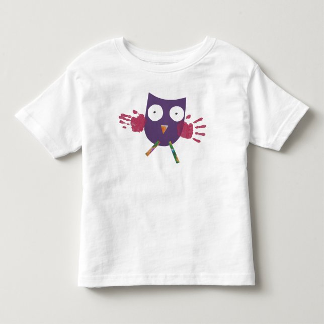 Handy Owl - Toddler T-Shirt (Front)