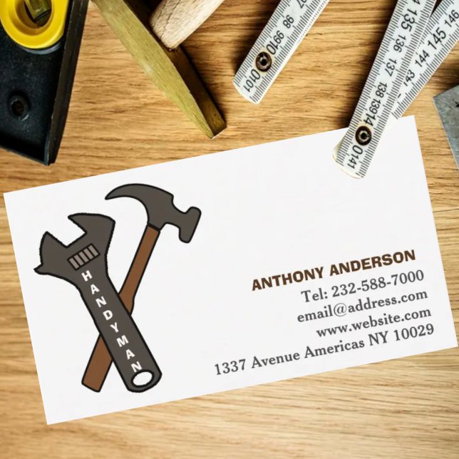 Handyman and repairs business card (Creator Uploaded)