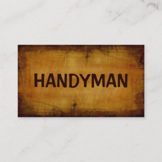 Handyman Antique Business Card