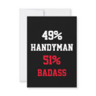 Handyman Badass Card