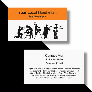 Handyman Best Business Cards