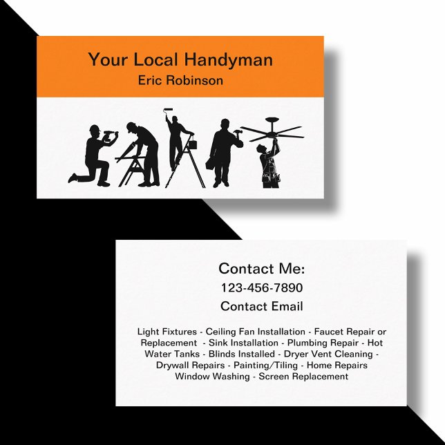 Handyman Best Business Cards (Creator Uploaded)
