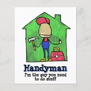 HandyMan. Builder. Construction. Contractor. Flyer