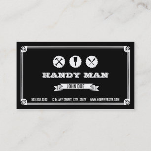 Handyman business card