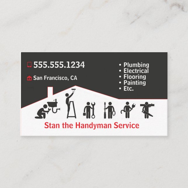 Handyman Business Card (Front)