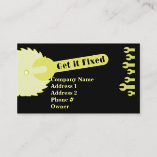 Handyman Business Card
