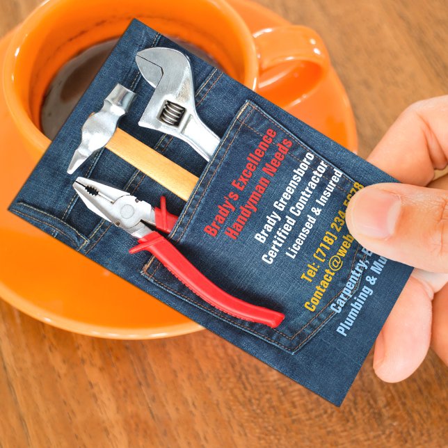 Handyman Business Card (Creator Uploaded)